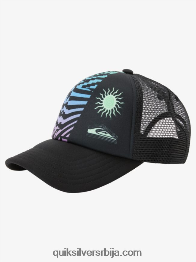 децаци Quiksilver 8-16 магпие цооп снапбацк шешир црн Z824VN1929