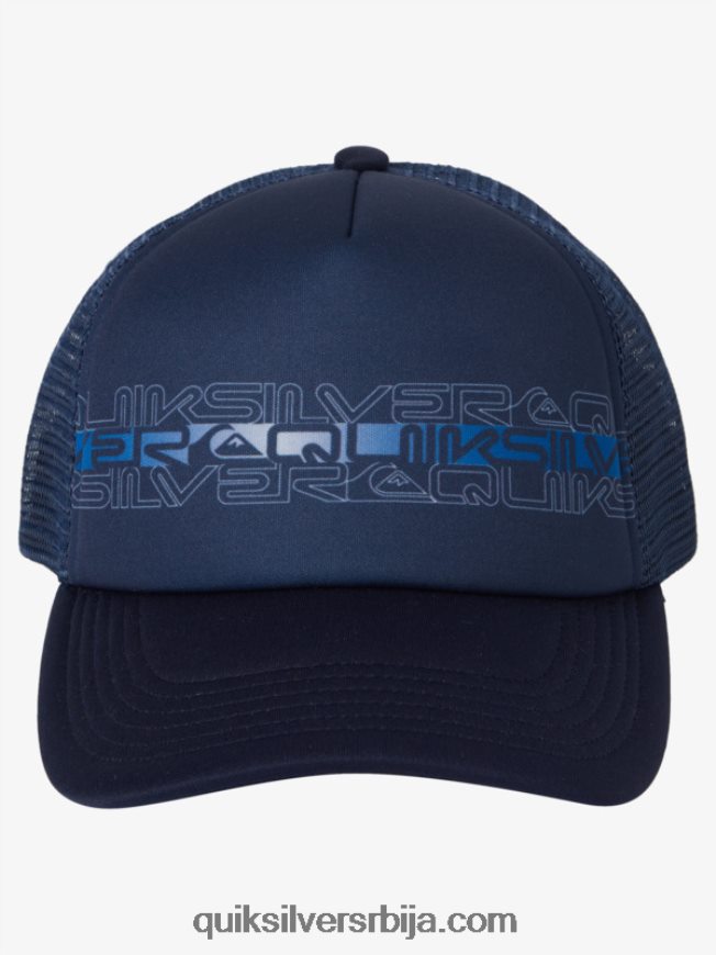 децаци Quiksilver 8-16 буззард цооп камионски шешир поноћна морнарица Z824VN2043