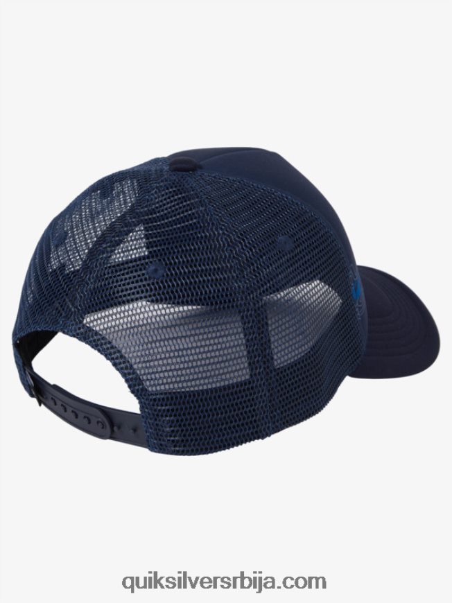 децаци Quiksilver 8-16 буззард цооп камионски шешир поноћна морнарица Z824VN2043