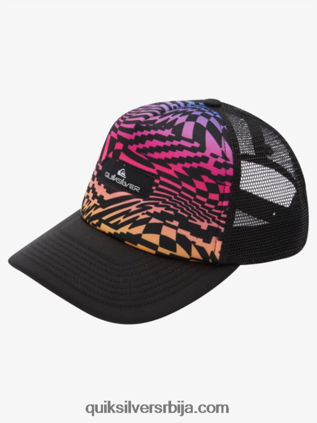 децаци Quiksilver 8-16 буззард цооп камионски шешир ватрени корал Z824VN2044