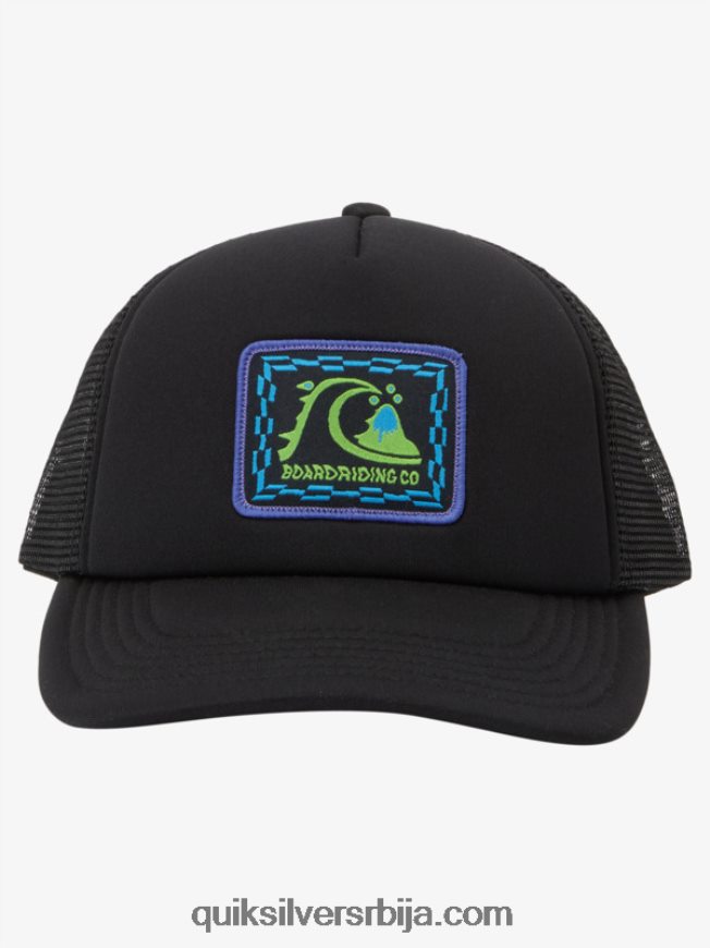 децаци Quiksilver 8-16 снеаки пеак снапбацк шешир црн Z824VN2045