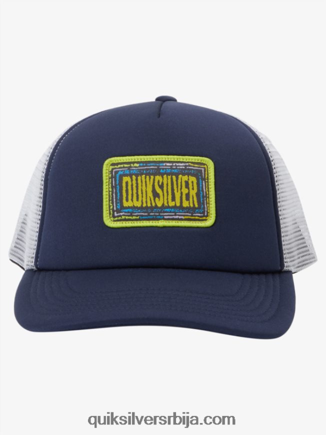 децаци Quiksilver 8-16 снеаки пеак снапбацк шешир морнарски сако Z824VN2046