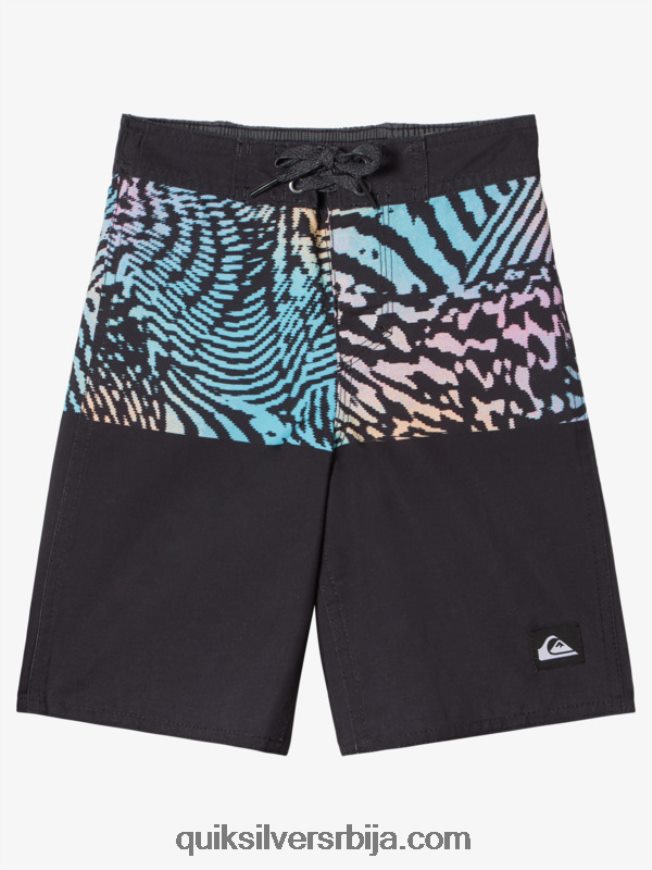 децаци Quiksilver 2-7 свакодневна подела 14 шорц за даску црн Z824VN1893