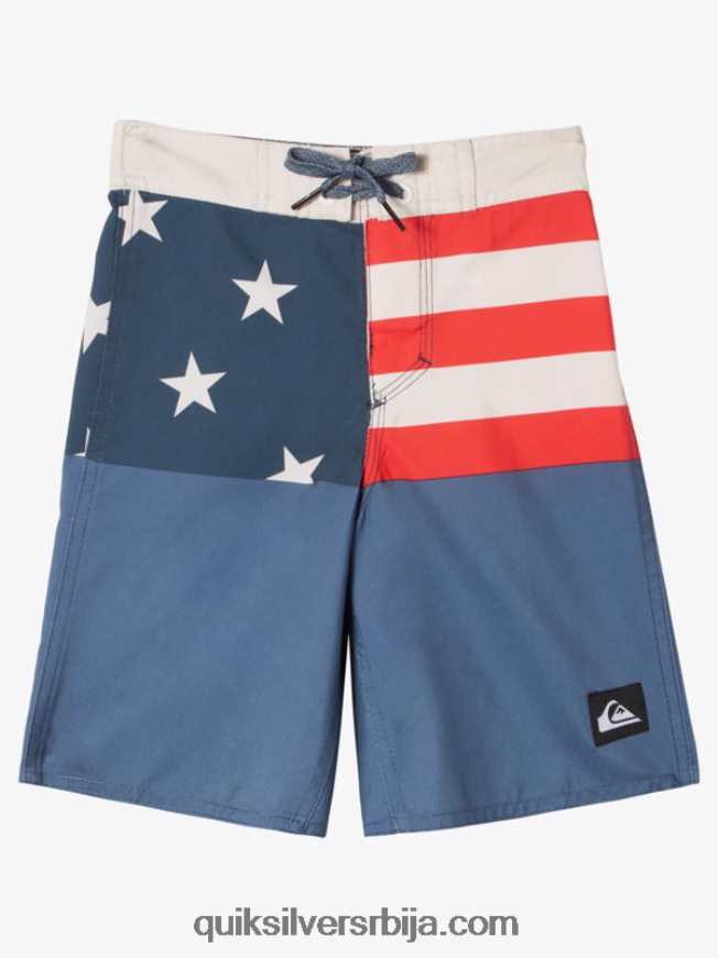 децаци Quiksilver 2-7 свакодневна подела 14 шорц за даску поноћна морнарица Z824VN1894