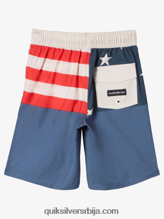 децаци Quiksilver 2-7 свакодневна подела 14 шорц за даску поноћна морнарица Z824VN1894