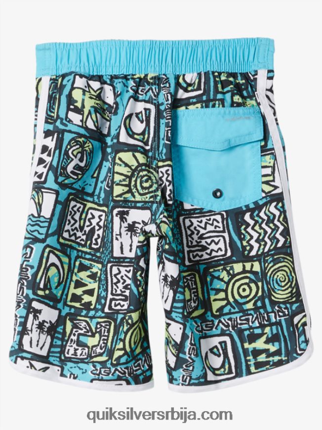 децаци Quiksilver 2-7 свакодневних 14 кратких хлачица река плава Z824VN1920