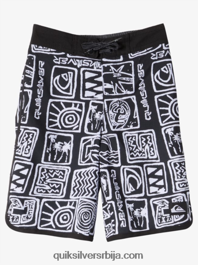 децаци Quiksilver 2-7 свакодневних 14 кратких хлачица црн Z824VN1921