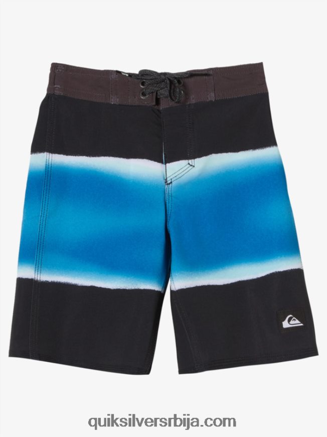децаци Quiksilver 2-7 сурфсилк аир брусх 14 шорц за даску црн Z824VN2179