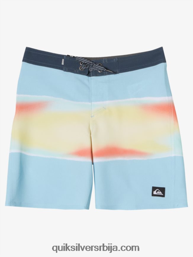 децаци Quiksilver 2-7 сурфсилк аир брусх 14 шорц за даску небеско плаветнило Z824VN2180