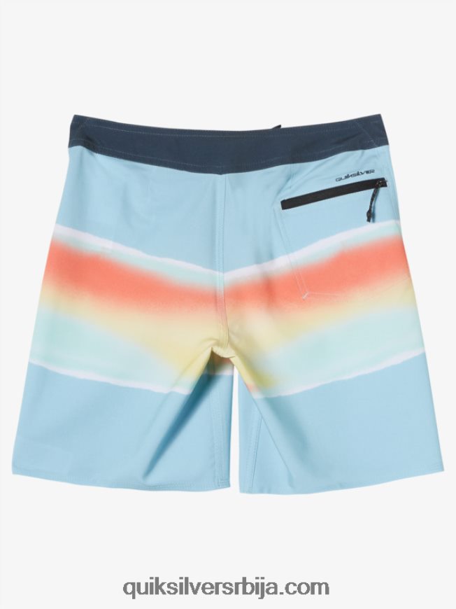 децаци Quiksilver 2-7 сурфсилк аир брусх 14 шорц за даску небеско плаветнило Z824VN2180