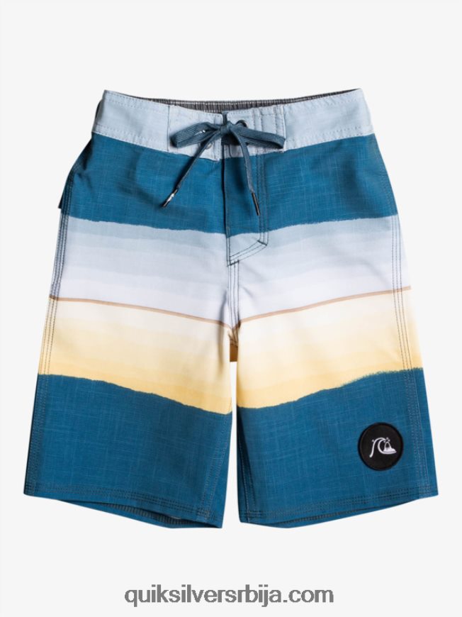 децаци Quiksilver 2-7 сурфсилк смола нијанса 14 боардсхорт мајолика плава Z824VN2243