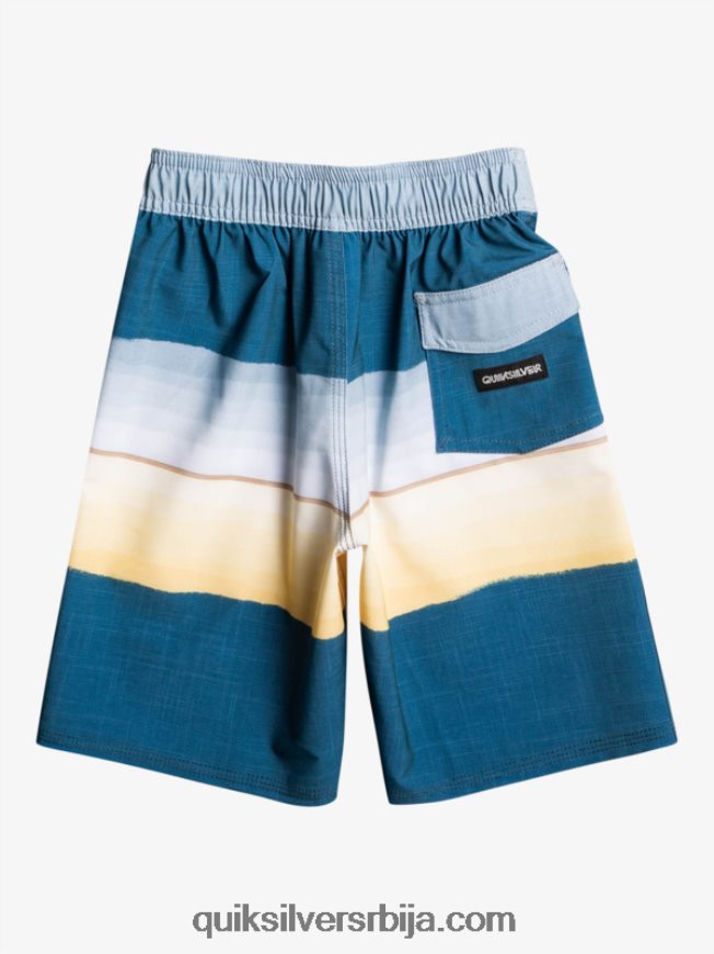 децаци Quiksilver 2-7 сурфсилк смола нијанса 14 боардсхорт мајолика плава Z824VN2243