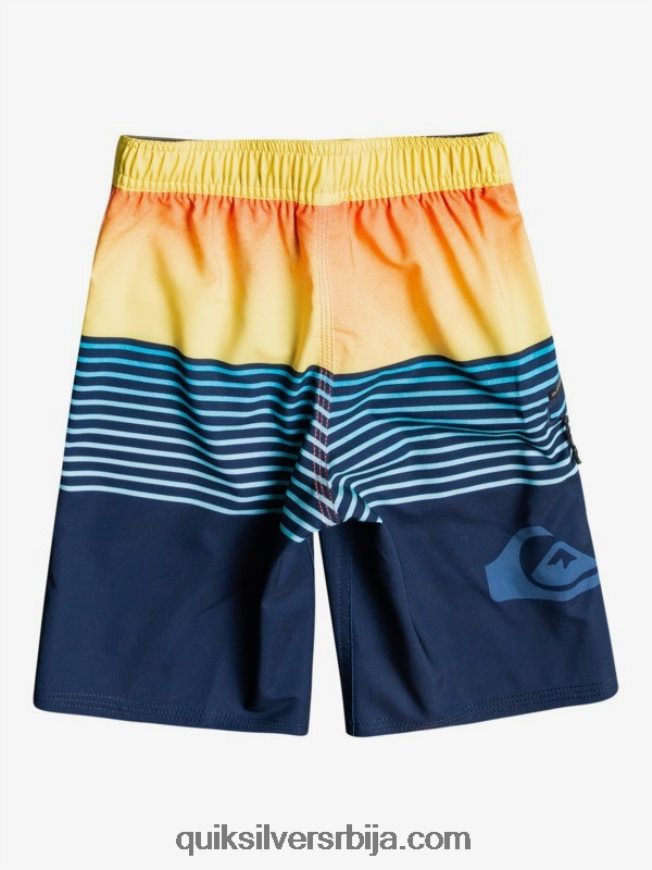 децаци Quiksilver 2-7 сурфсилк плоча 14 рециклираних шортсова морнарски сако Z824VN2336