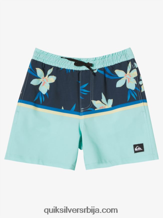 децаци Quiksilver 8-16 сурфсилк дивизија вл 14 волеја стакло за плажу Z824VN2141