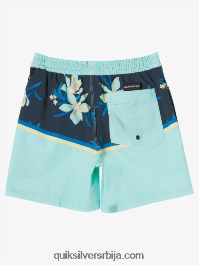 децаци Quiksilver 8-16 сурфсилк дивизија вл 14 волеја стакло за плажу Z824VN2141