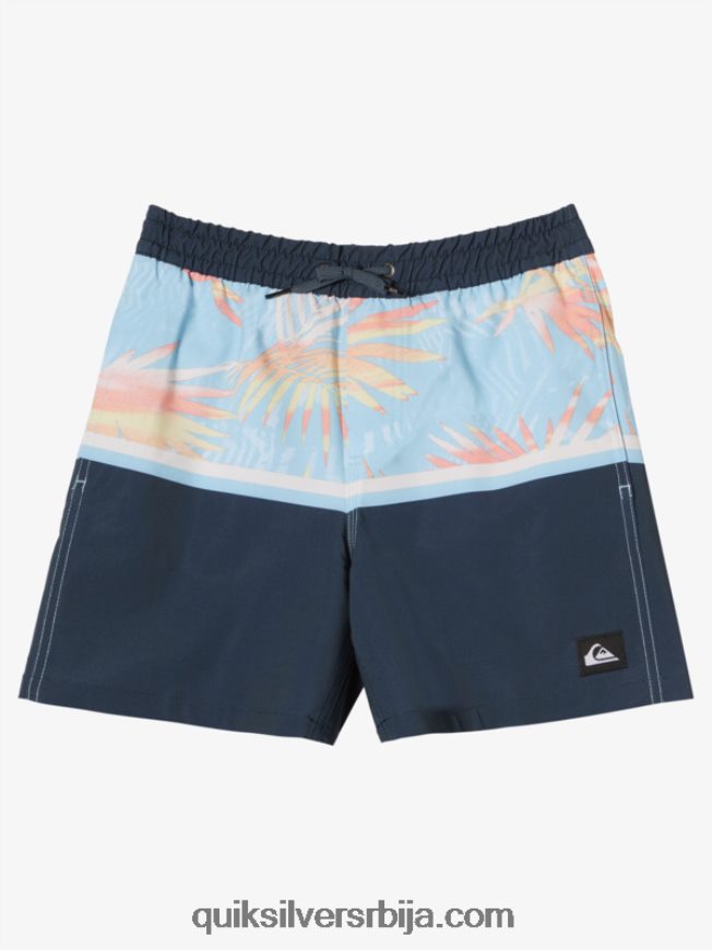 децаци Quiksilver 8-16 сурфсилк дивизија вл 14 волеја поноћна морнарица Z824VN2142