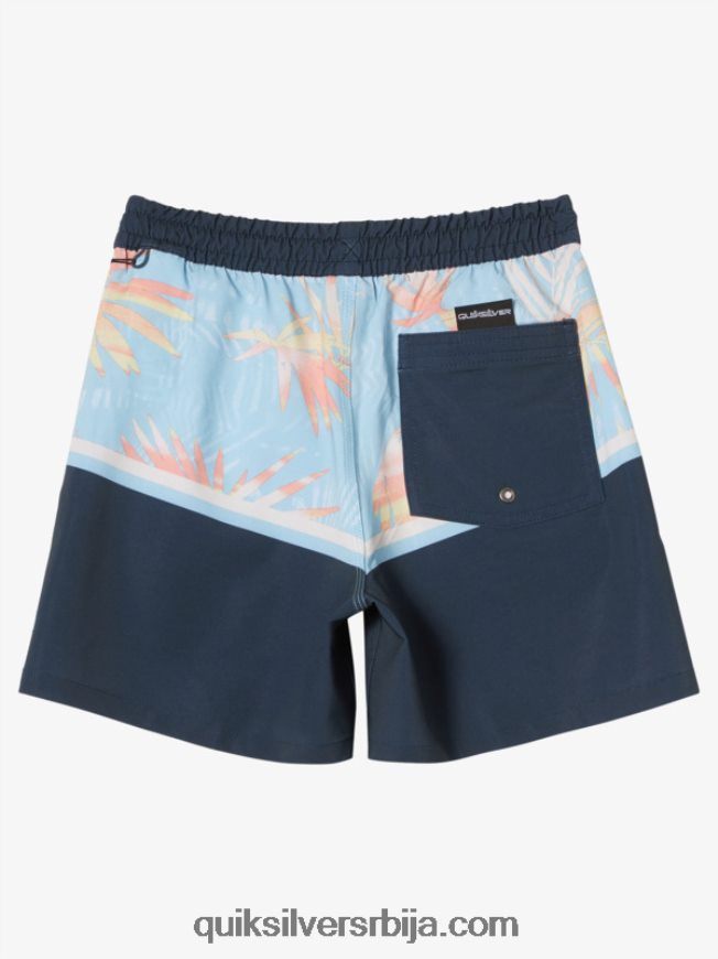 децаци Quiksilver 8-16 сурфсилк дивизија вл 14 волеја поноћна морнарица Z824VN2142