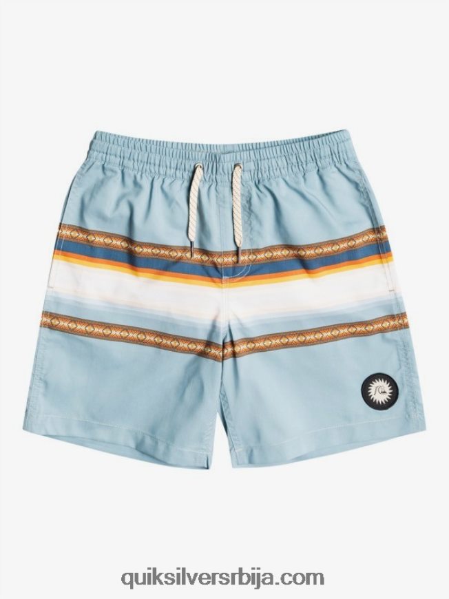 децаци Quiksilver 8-16 сунце избледело 15 рециклираних волеја цитадела плава Z824VN2320