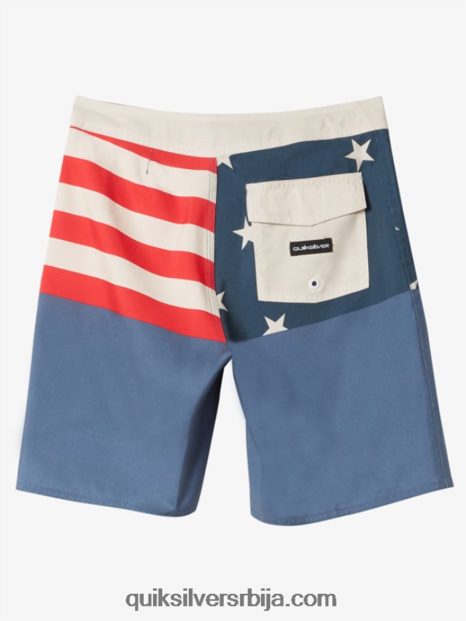 децаци Quiksilver 8-16 свакодневна подела 17 шорц за даску поноћна морнарица Z824VN1977