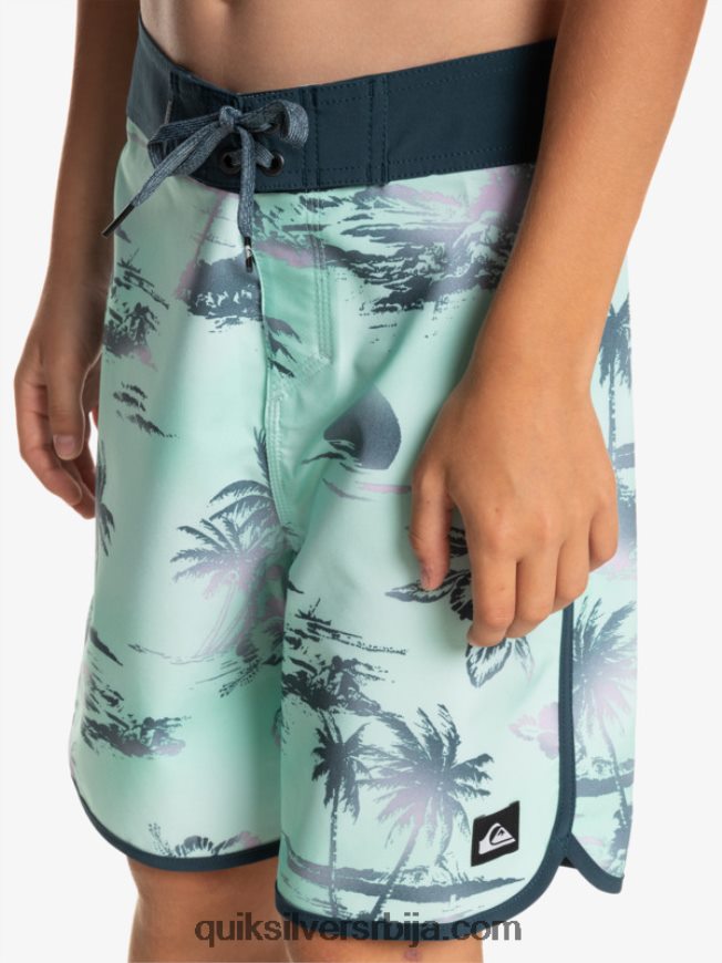 децаци Quiksilver 8-16 сурфсилк сцаллоп 17 боардсхортс стакло за плажу Z824VN2020