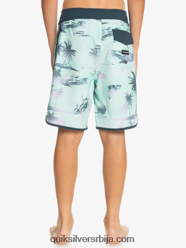 децаци Quiksilver 8-16 сурфсилк сцаллоп 17 боардсхортс стакло за плажу Z824VN2020