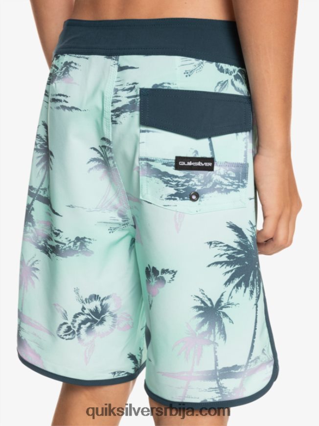 децаци Quiksilver 8-16 сурфсилк сцаллоп 17 боардсхортс стакло за плажу Z824VN2020