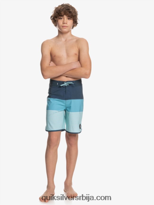 децаци Quiksilver 8-16 сурфсилк тијуана итх 17 боардсхорт инсигниа блуе Z824VN2269