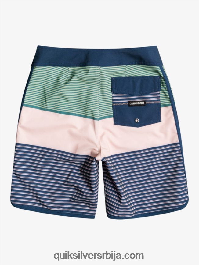 децаци Quiksilver 8-16 сурфсилк тијуана итх 17 боардсхорт застрта ружа Z824VN2271