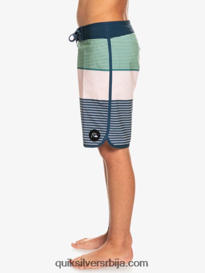 децаци Quiksilver 8-16 сурфсилк тијуана итх 17 боардсхорт застрта ружа Z824VN2271