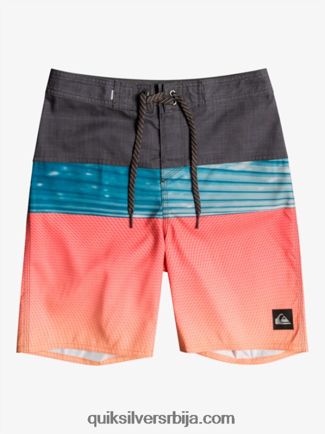 децаци Quiksilver 8-16 свакодневни панел итх 17 боардсхорт наранџасти поп Z824VN2275