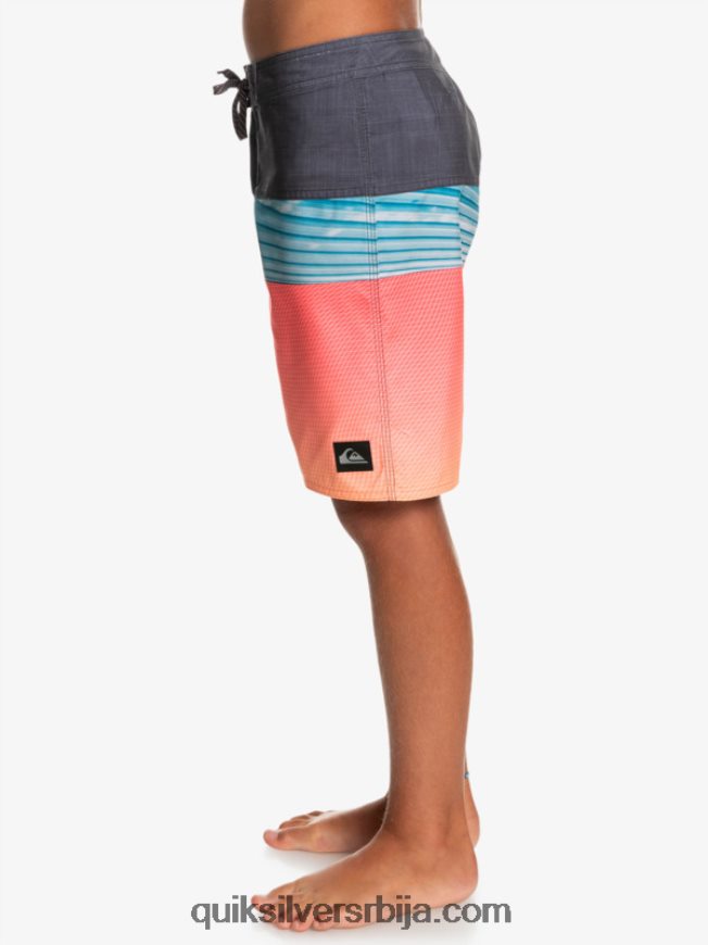 децаци Quiksilver 8-16 свакодневни панел итх 17 боардсхорт наранџасти поп Z824VN2275