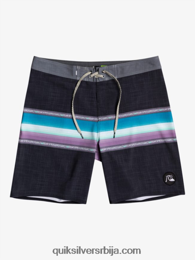 децаци Quiksilver 8-16 сурфсилк сунце избледели 17 шорц за даску црн Z824VN2280