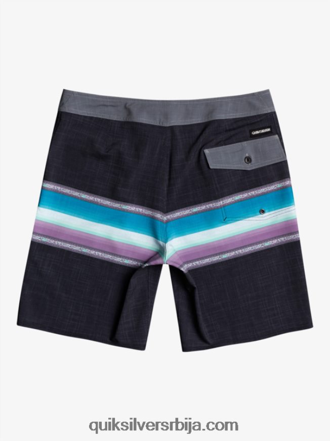 децаци Quiksilver 8-16 сурфсилк сунце избледели 17 шорц за даску црн Z824VN2280
