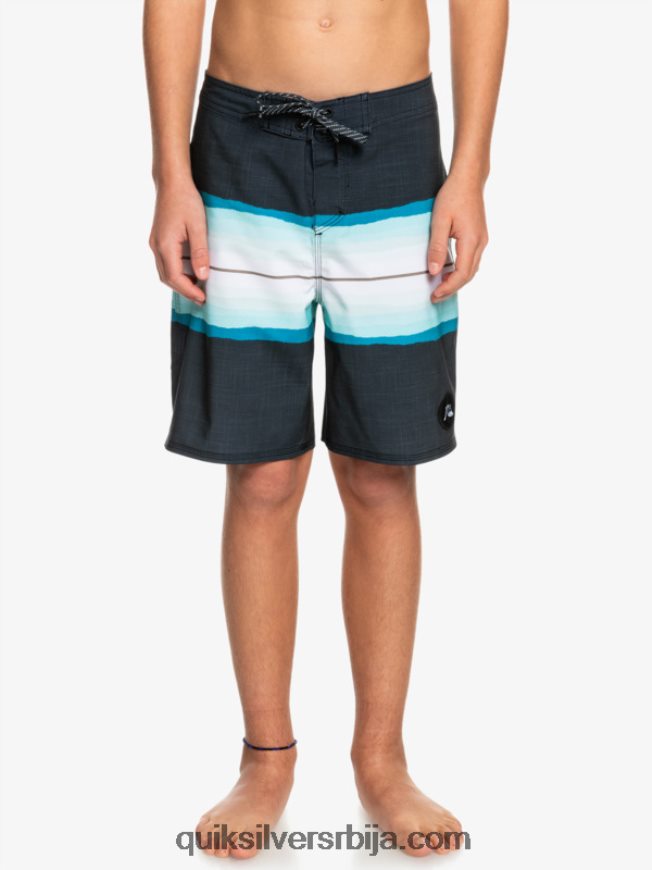 децаци Quiksilver 8-16 сурфсилк смола нијанса 17 шортс црн Z824VN2301