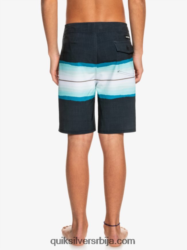 децаци Quiksilver 8-16 сурфсилк смола нијанса 17 шортс црн Z824VN2301