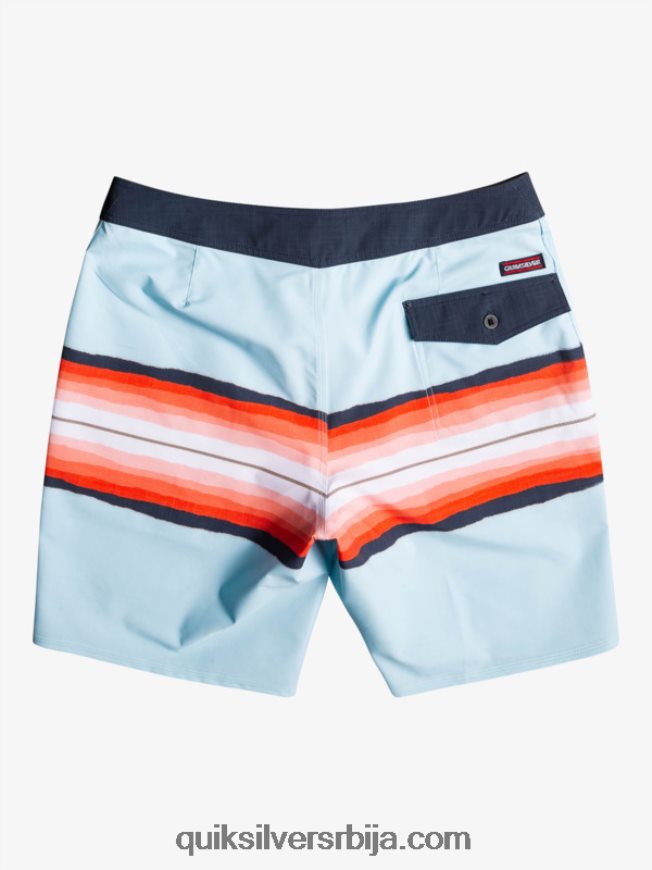 децаци Quiksilver 8-16 сурфсилк смола нијанса 17 шортс плаво сиво Z824VN2302
