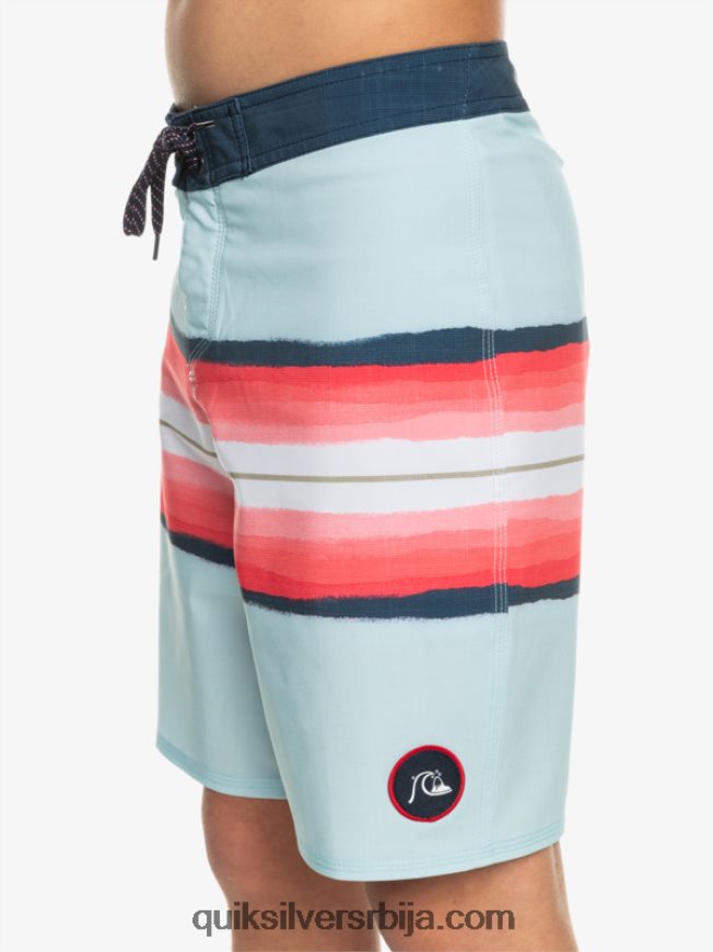 децаци Quiksilver 8-16 сурфсилк смола нијанса 17 шортс плаво сиво Z824VN2302