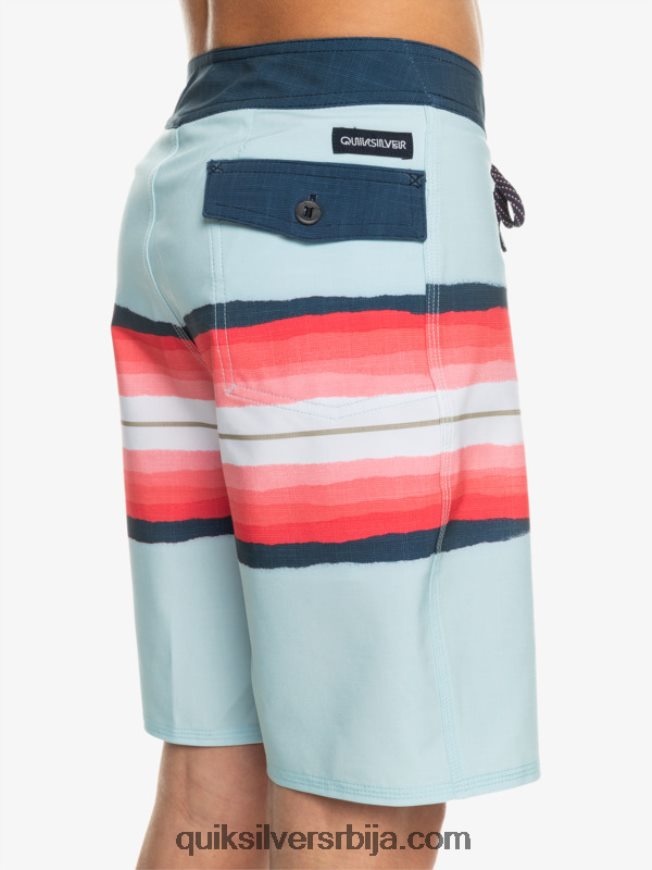децаци Quiksilver 8-16 сурфсилк смола нијанса 17 шортс плаво сиво Z824VN2302