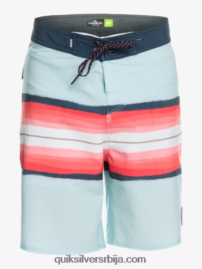 децаци Quiksilver 8-16 сурфсилк смола нијанса 17 шортс плаво сиво Z824VN2302