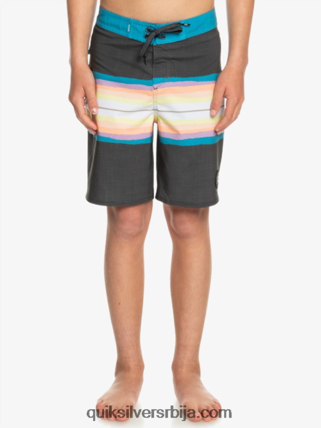децаци Quiksilver 8-16 сурфсилк смола нијанса 17 шортс тармац Z824VN2303