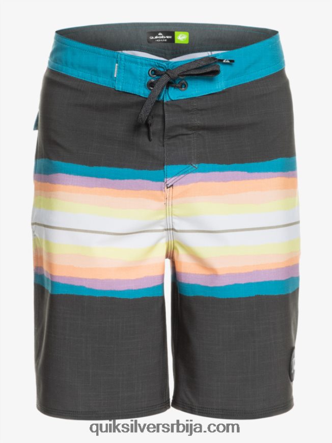 децаци Quiksilver 8-16 сурфсилк смола нијанса 17 шортс тармац Z824VN2303