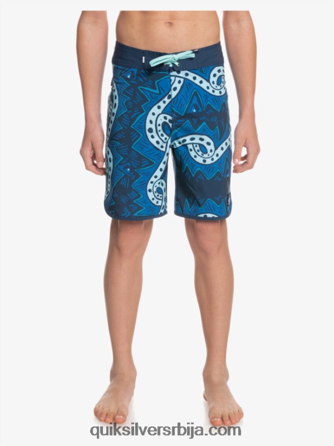 децаци Quiksilver 8-16 сурфсилк 17 шорц за даску инсигниа блуе Z824VN2328