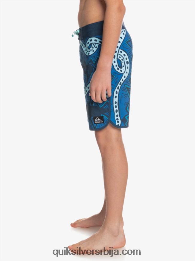 децаци Quiksilver 8-16 сурфсилк 17 шорц за даску инсигниа блуе Z824VN2328