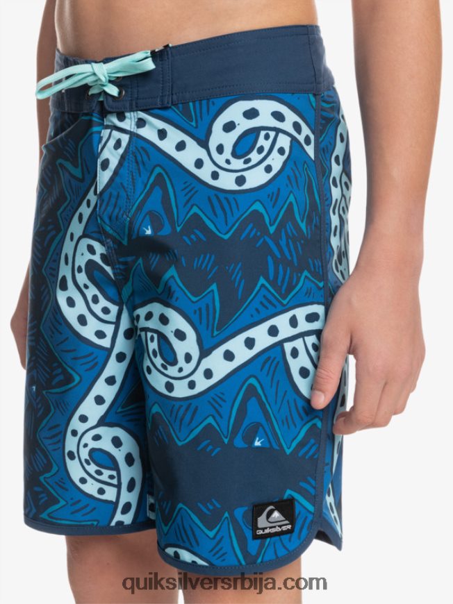 децаци Quiksilver 8-16 сурфсилк 17 шорц за даску инсигниа блуе Z824VN2328