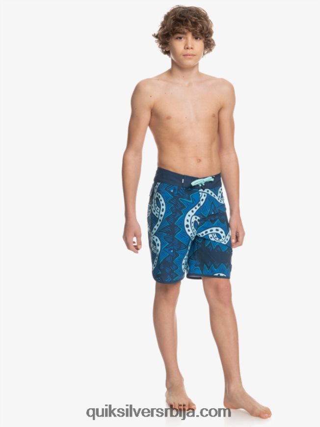 децаци Quiksilver 8-16 сурфсилк 17 шорц за даску инсигниа блуе Z824VN2328