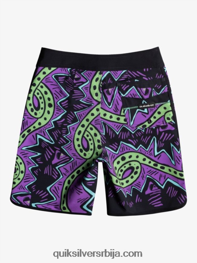 децаци Quiksilver 8-16 сурфсилк 17 шорц за даску црн Z824VN2329