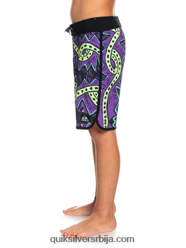 децаци Quiksilver 8-16 сурфсилк 17 шорц за даску црн Z824VN2329