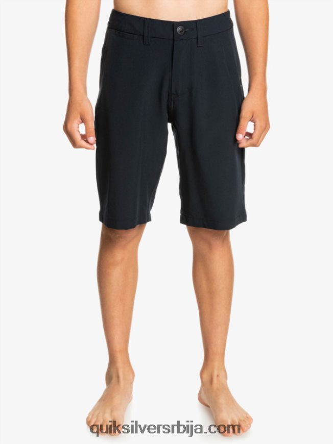 децаци Quiksilver 8-16 океан унион 19 амфибијски шортс црн Z824VN1933