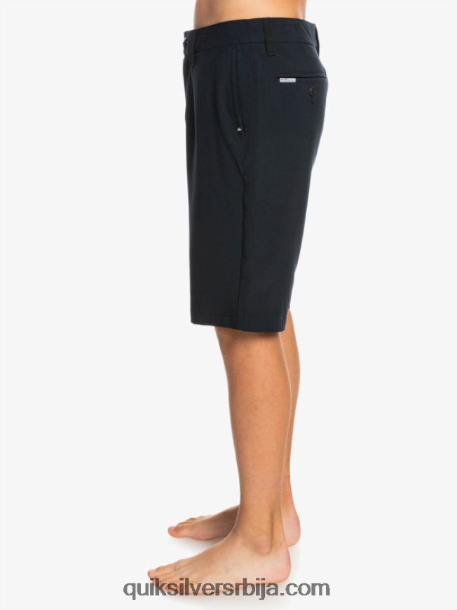 децаци Quiksilver 8-16 океан унион 19 амфибијски шортс црн Z824VN1933