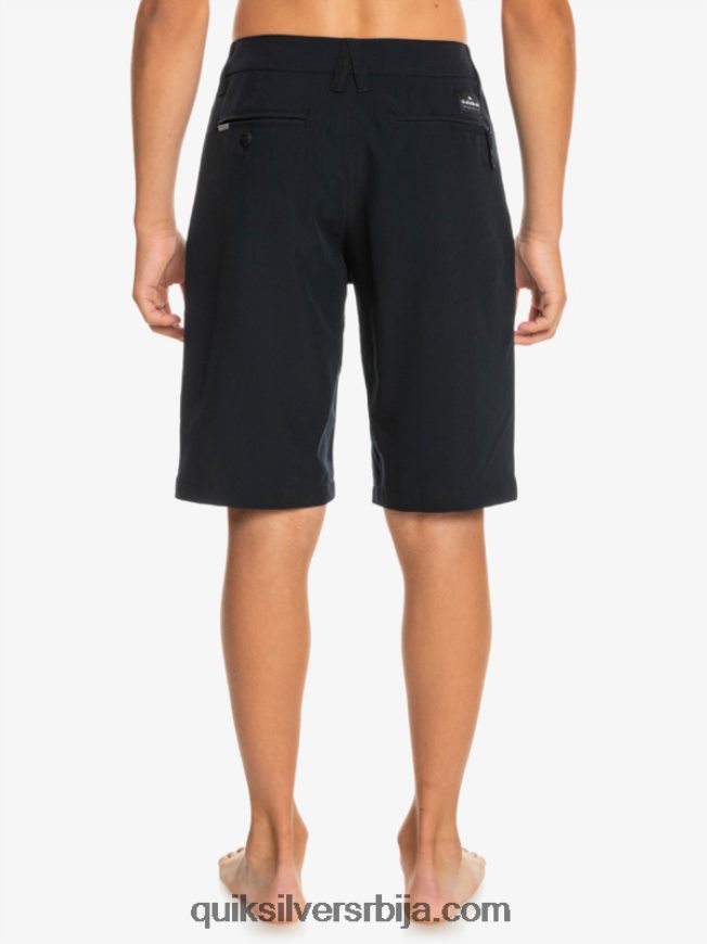 децаци Quiksilver 8-16 океан унион 19 амфибијски шортс црн Z824VN1933